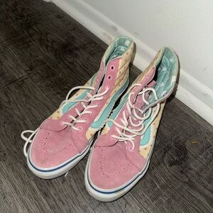 Vans Bo-Peep Toy Story Women's High-Top Sneakers - Pink and Cream